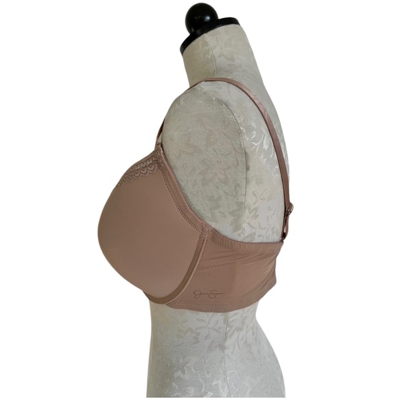 Jessica Simpson Padded T-Shirt Bra Underwire Beige Size 40D - Picture 4 of 13